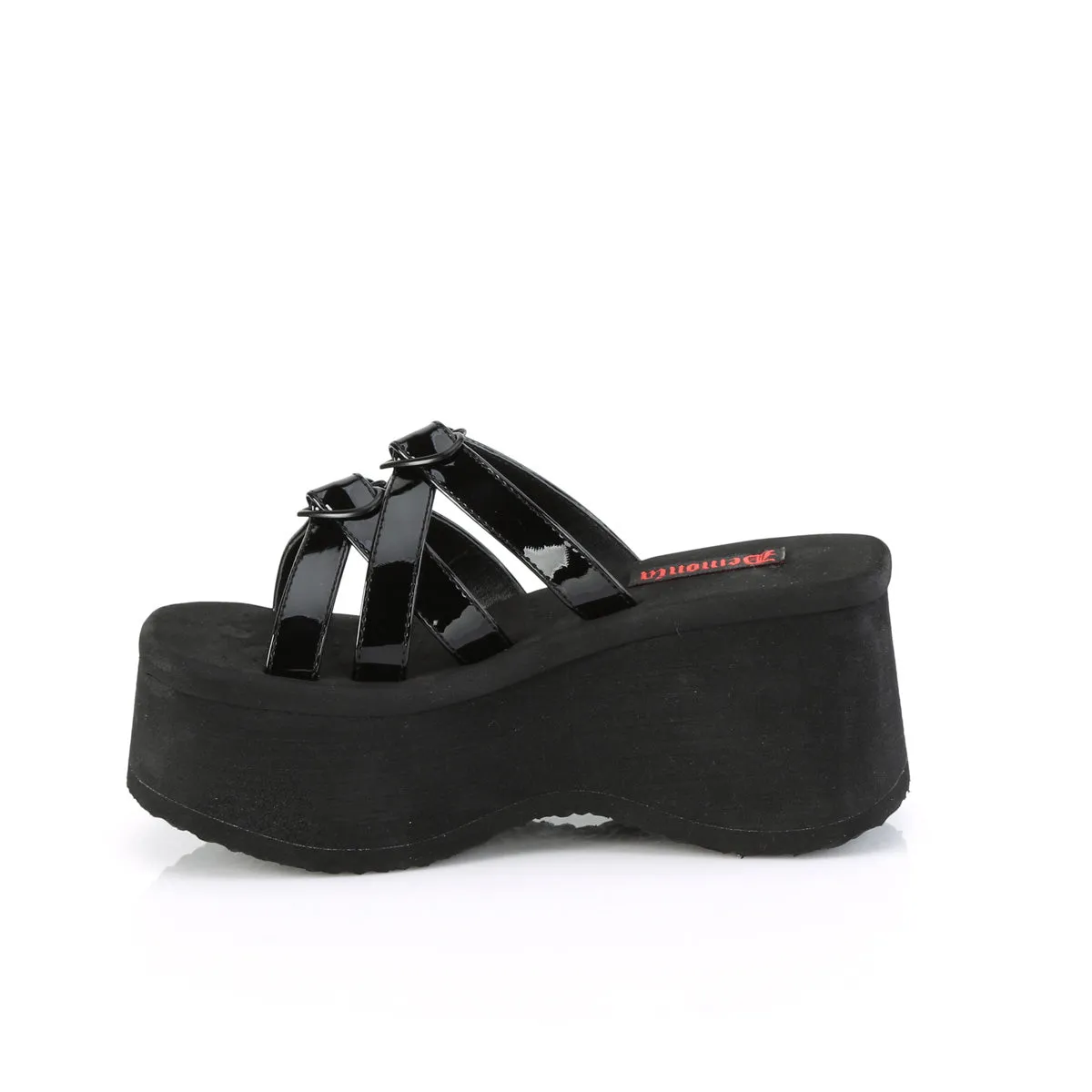 3 Inch Platform FUNN-15 Black Patent