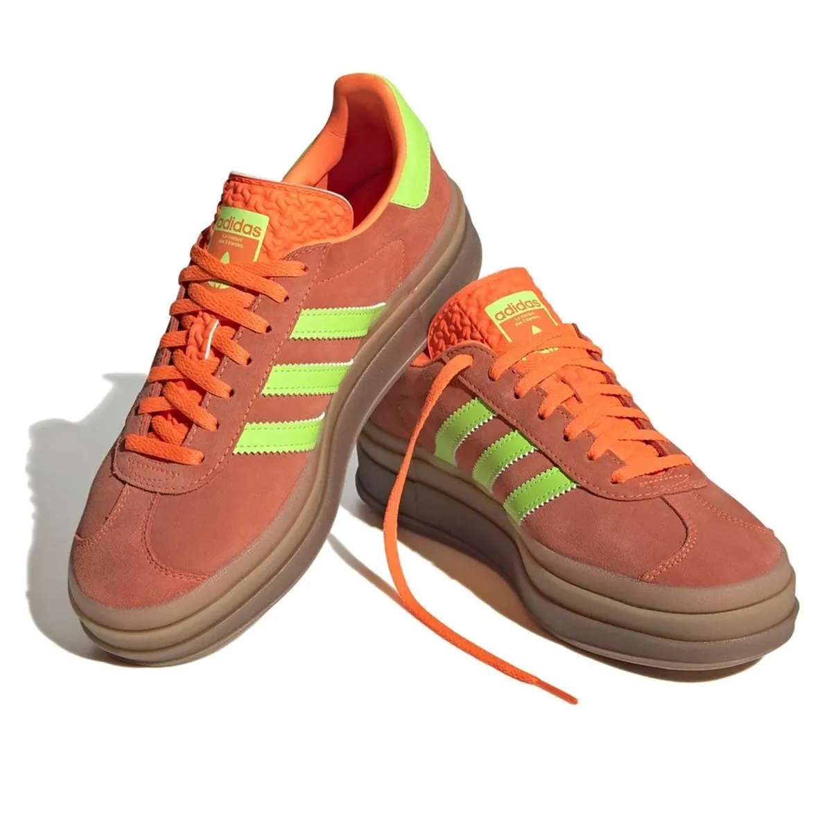 Adidas Women's Gazelle Bold Solar Orange/Solar Green/Gum