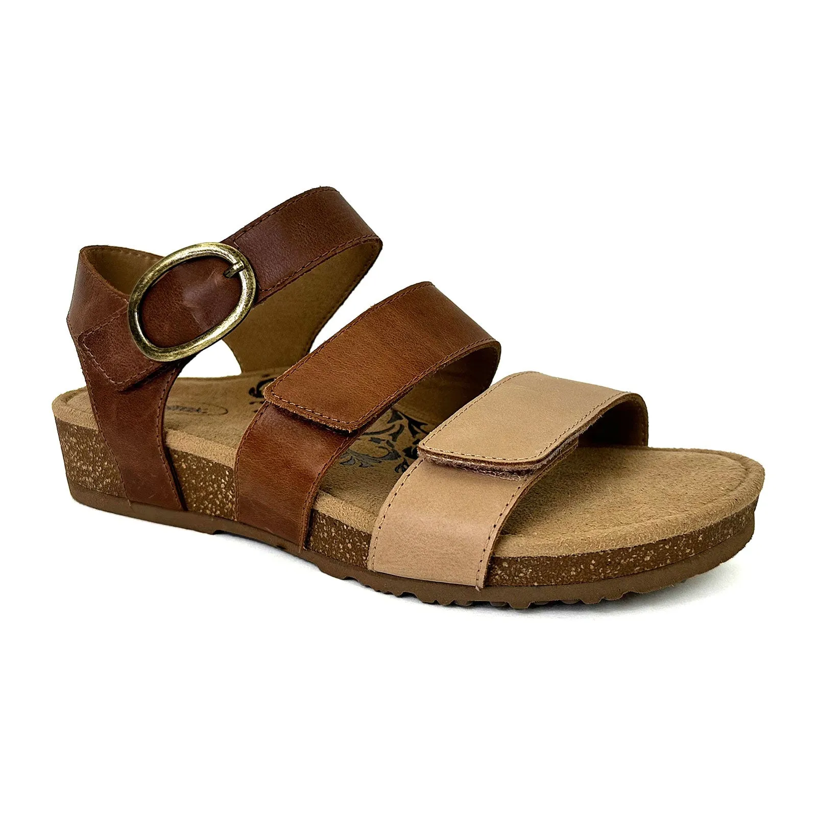 Aetrex Lilly Backstrap Sandal (Women) - Walnut