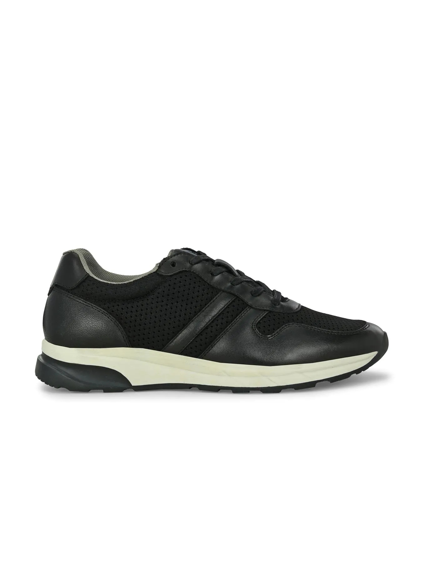 Alberto Torresi Genuine Leather 569 Black Sneakers