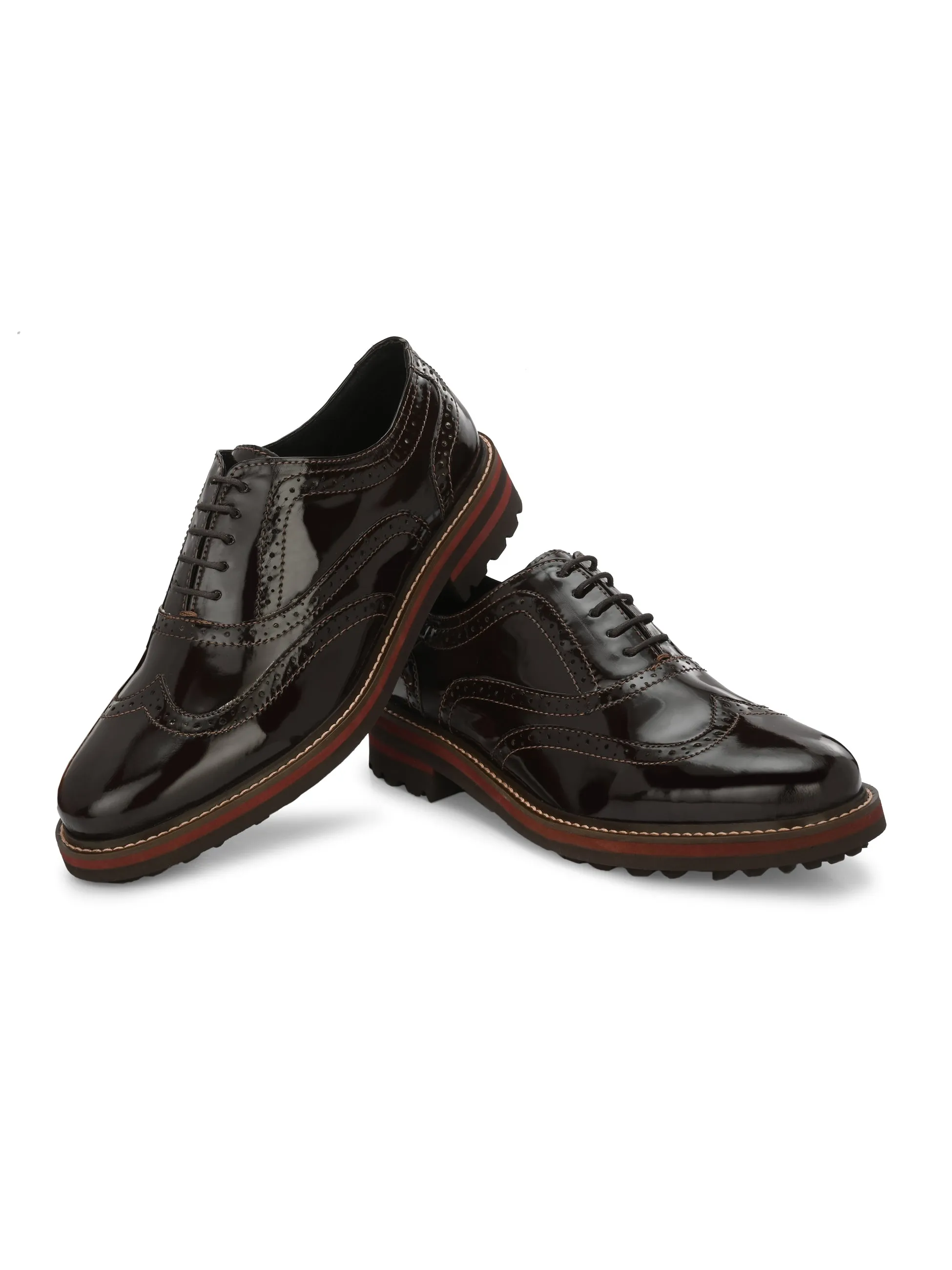 ALBERTO TORRESI MENS SEBESTIAN WING-TIP BROGUE SHOES FOR MEN