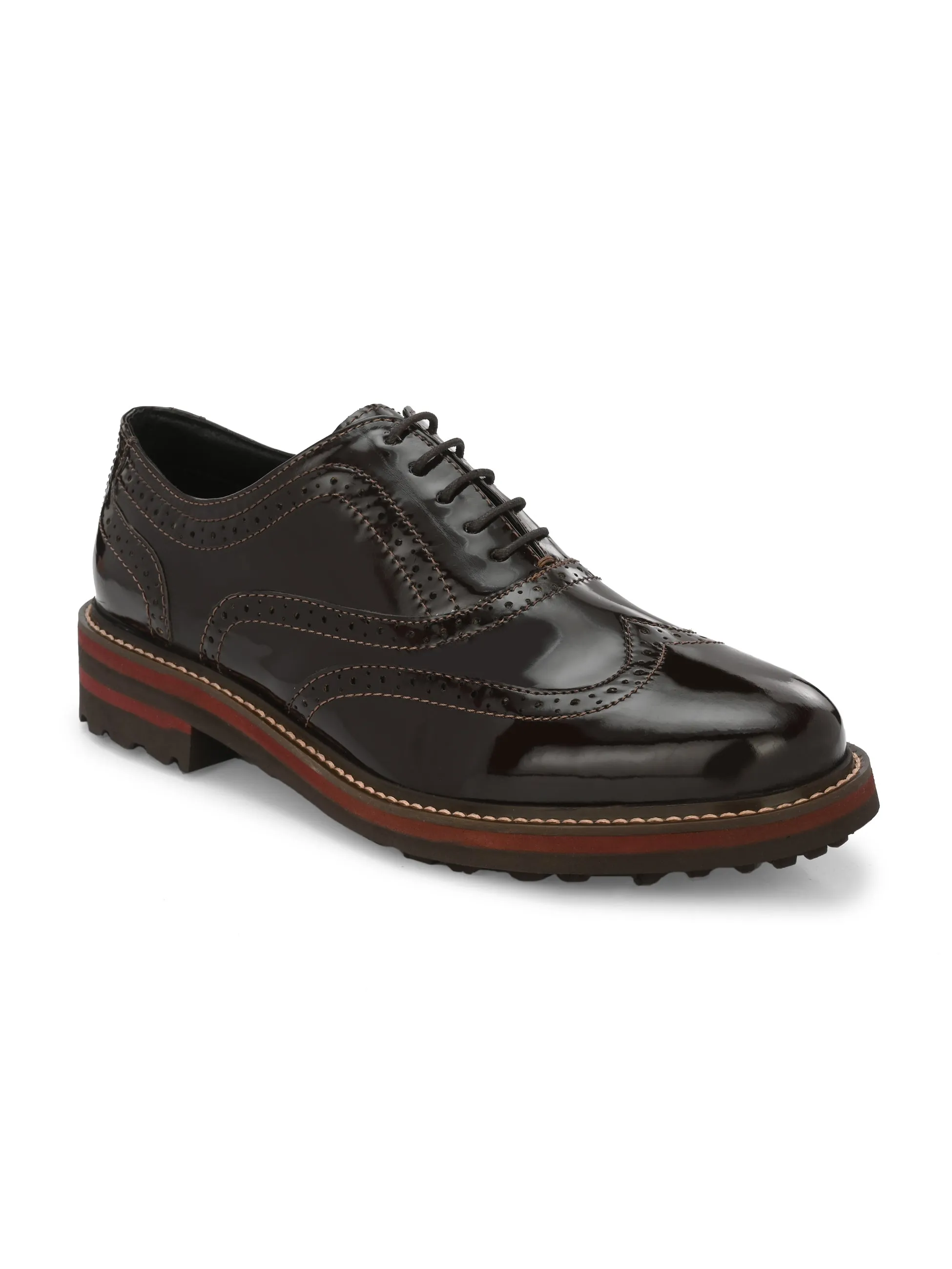 ALBERTO TORRESI MENS SEBESTIAN WING-TIP BROGUE SHOES FOR MEN