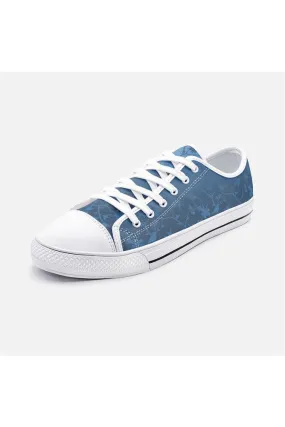 Aviary Silhouette Unisex Low Top Canvas Shoes