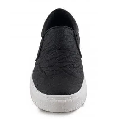 'Bare' Pinatex Vegan Sneakers  by NAE - Black