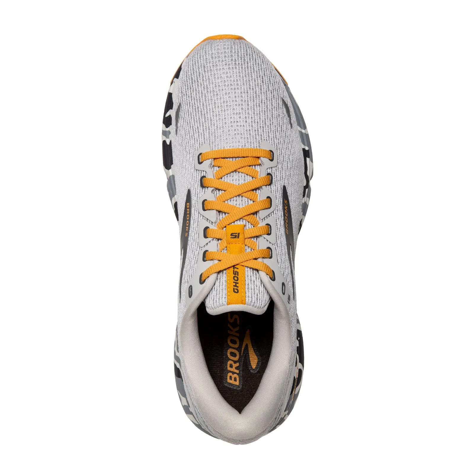 Brooks Ghost 15 Camo (Men) - Blanc/Gray/Sunflower