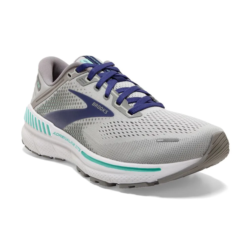 'Brooks' Women's Adrenaline GTS 22 - Alloy / Blue / Green