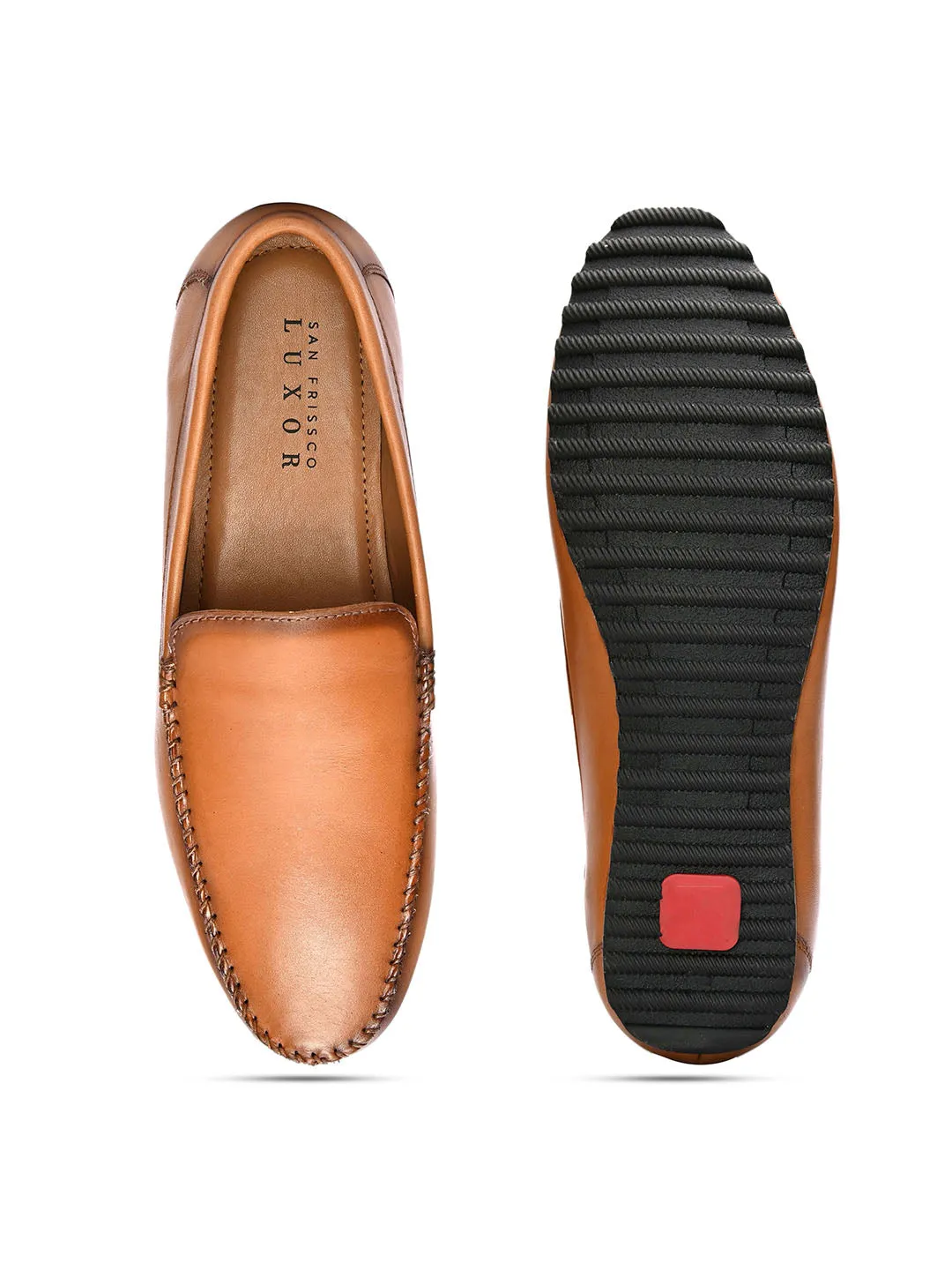 Bullet Tan Loafers