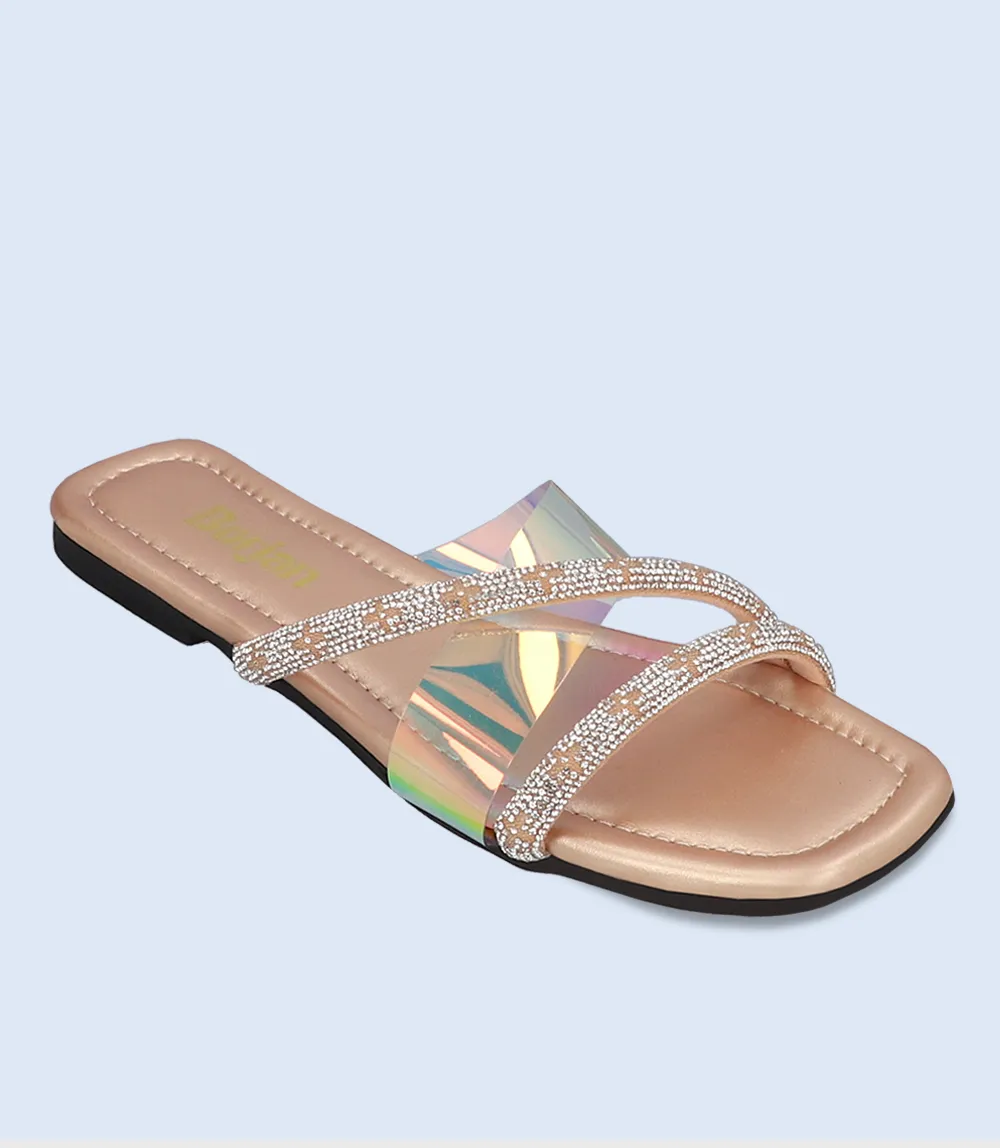 BW8360-ROSE-GOLD-Women Casual Slipper