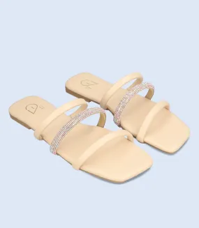 BW9324-FAWN-Women Slipper