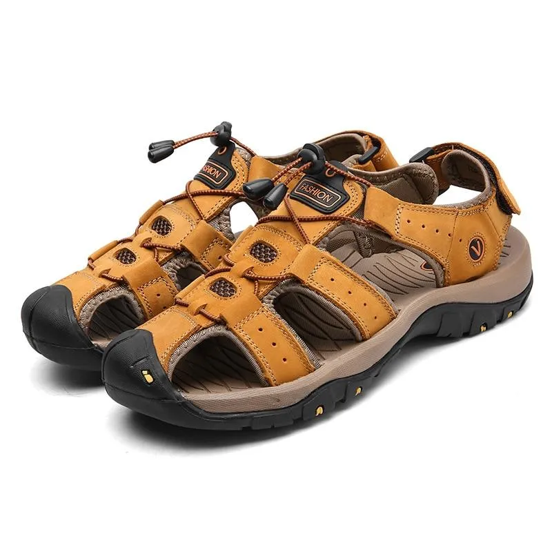 Classic Men Summer Leather Sandals