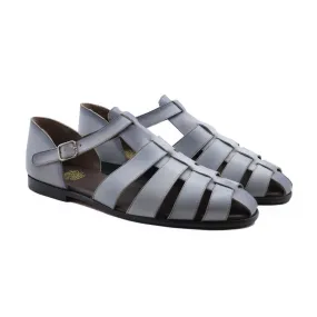 Ethereal - Men's Grey Calf Leather Sandal