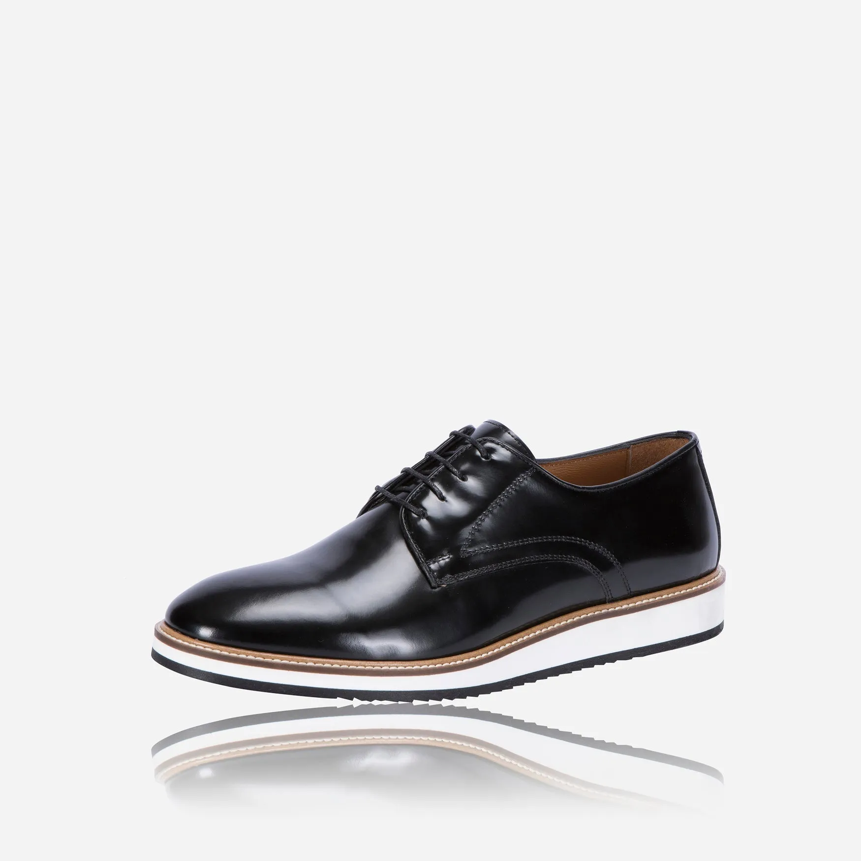 Lace up Comfort Shoe, Black