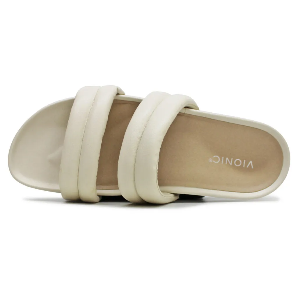 Mayla Synthetic Leather Women's Slides Sandals