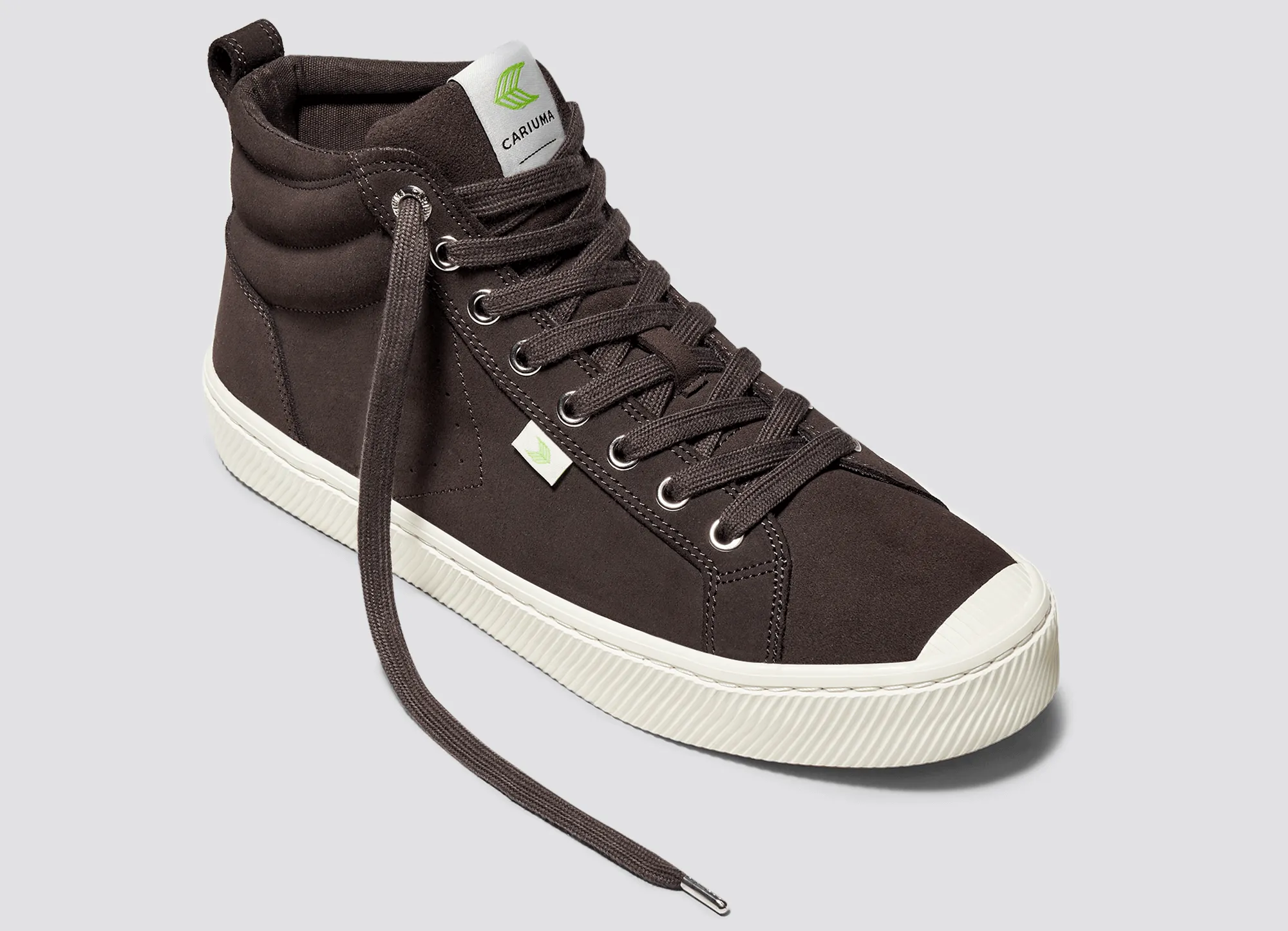 OCA High Dark Brown Suede Sneaker Women