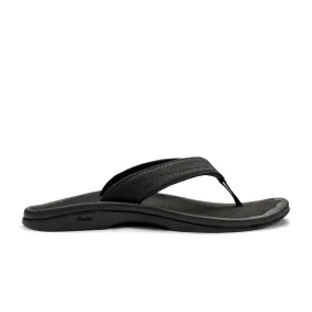 OluKai 'Ohana Sandal (Women) - Black/Black