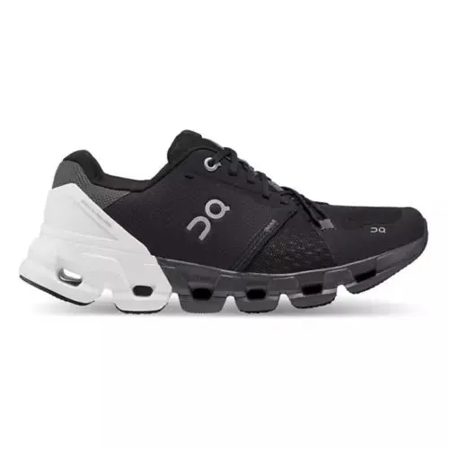 'On Running' Women's Cloudflyer 4 - Black / White (Wide)