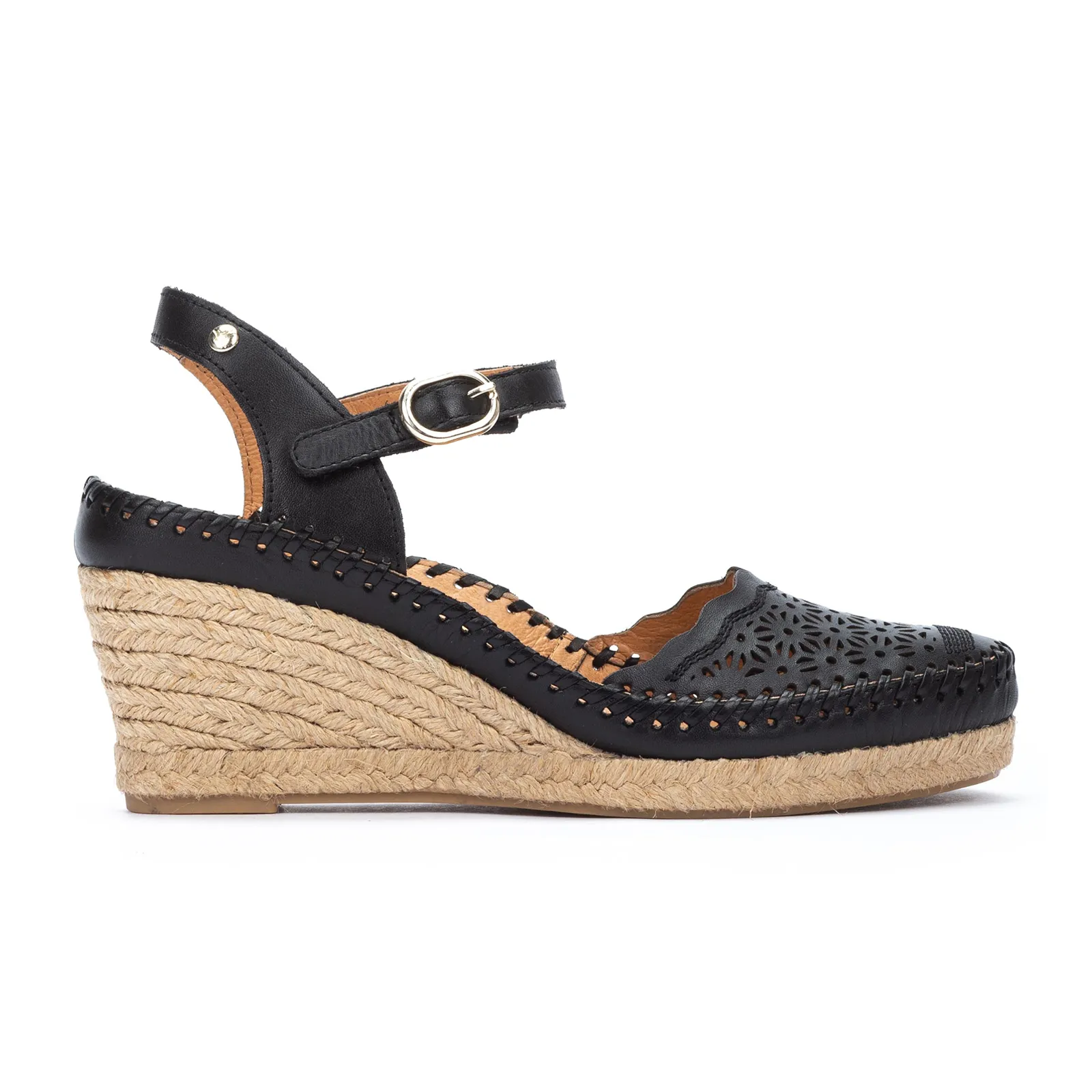 Pikolinos Vila W9Y-1508 Wedge Sandal (Women) - Black