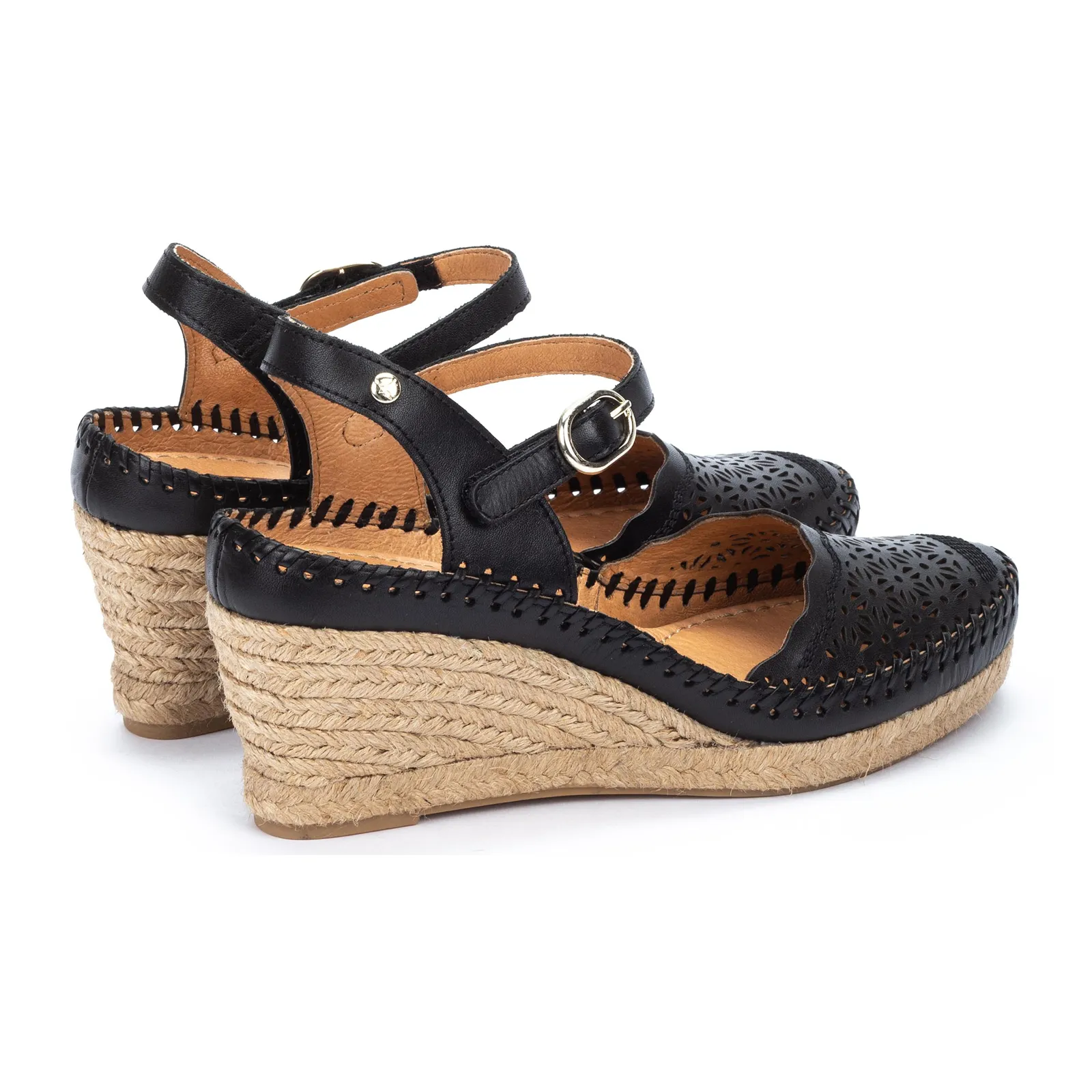 Pikolinos Vila W9Y-1508 Wedge Sandal (Women) - Black