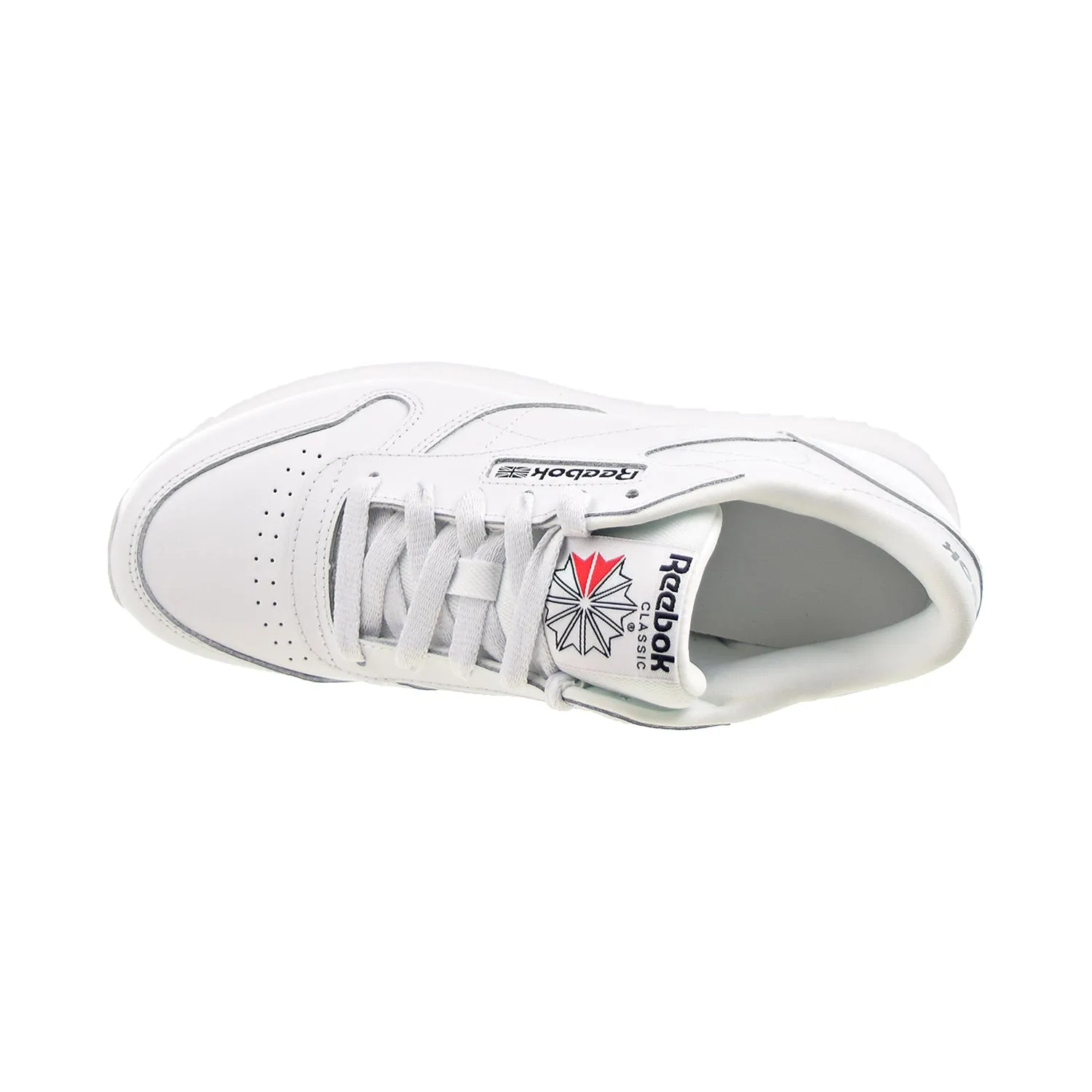 Reebok Womens Classic Leather Ripple Sneakers - Footwear White - Stylish, Comfortable, Versatile Athletic Shoes