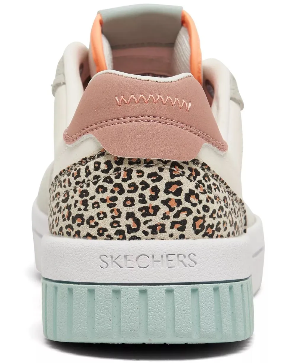 Skechers Womens Jade Feline Instinct Casual Sneakers - Natural Multi Color