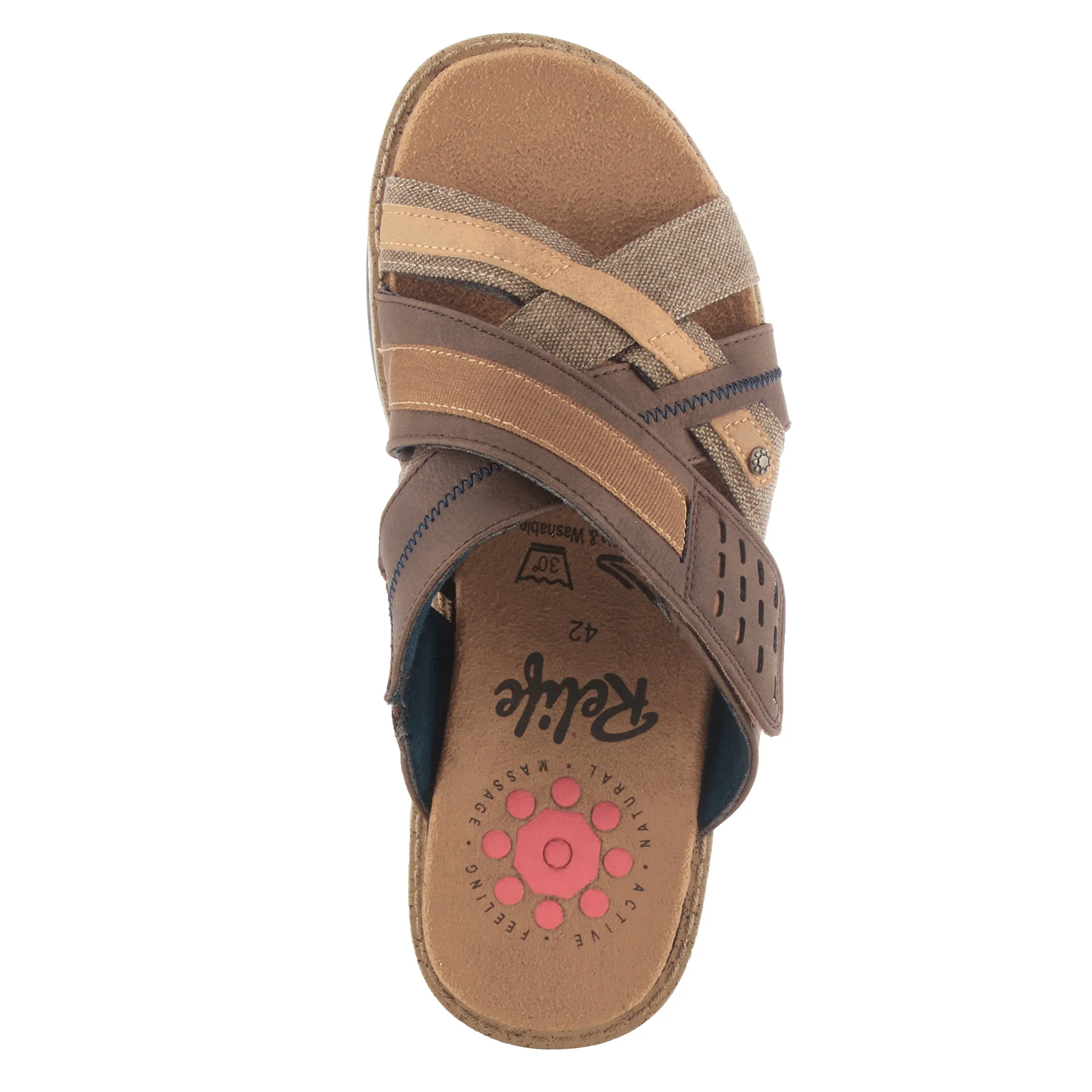 SPRING STEP MEN HAZMAN SLIDE SANDALS