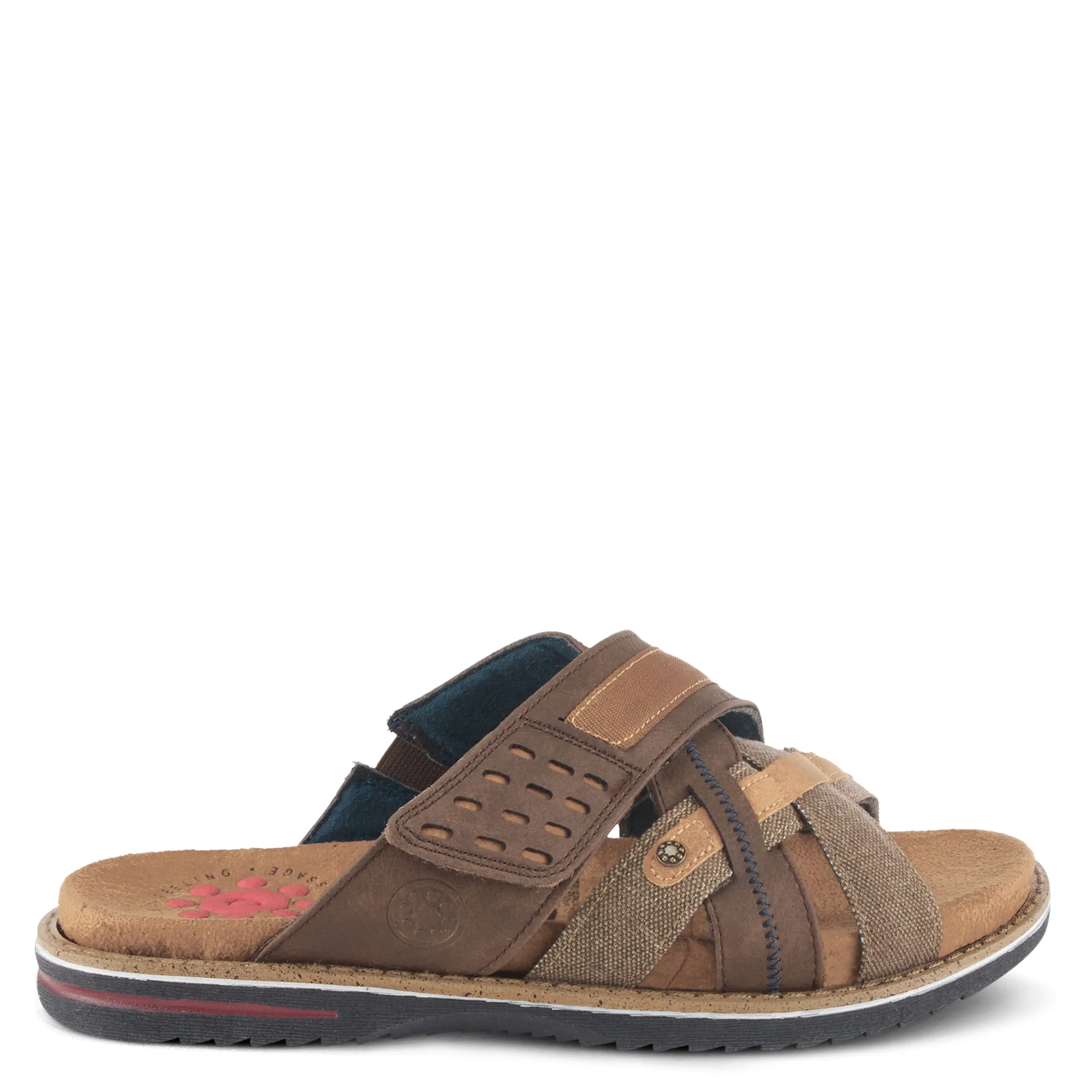 SPRING STEP MEN HAZMAN SLIDE SANDALS