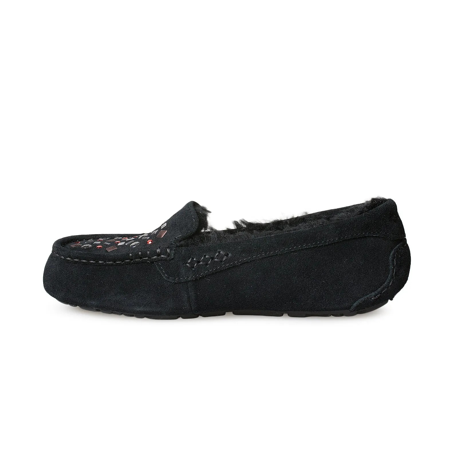 UGG Ansley Stud II Black Slippers - Women's