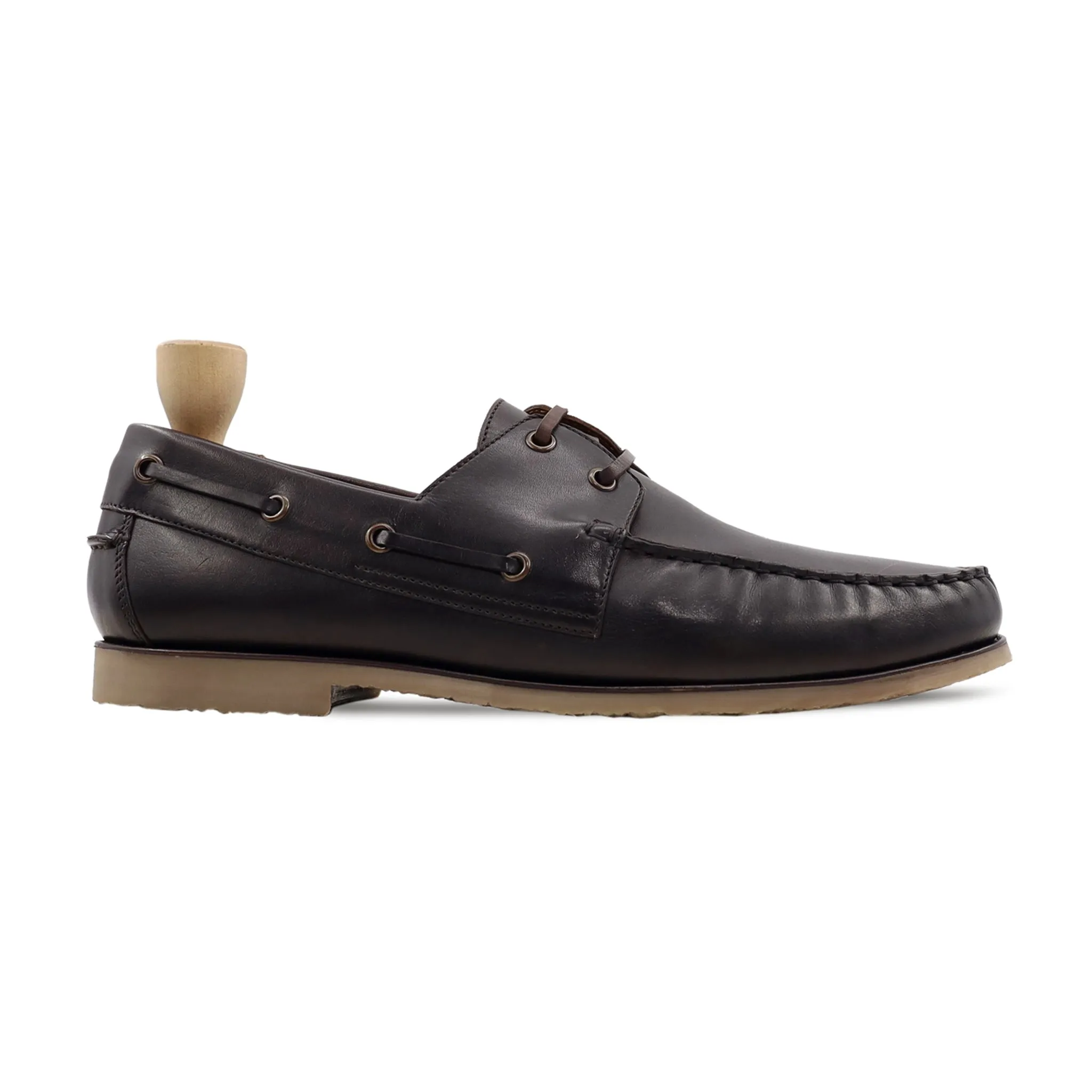 Velenje - Men's Dark Brown Calf Leather Derby Shoe