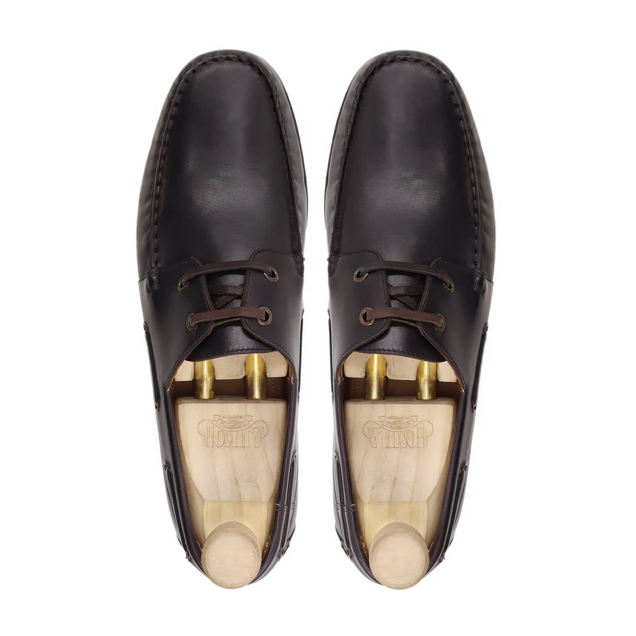 Velenje - Men's Dark Brown Calf Leather Derby Shoe