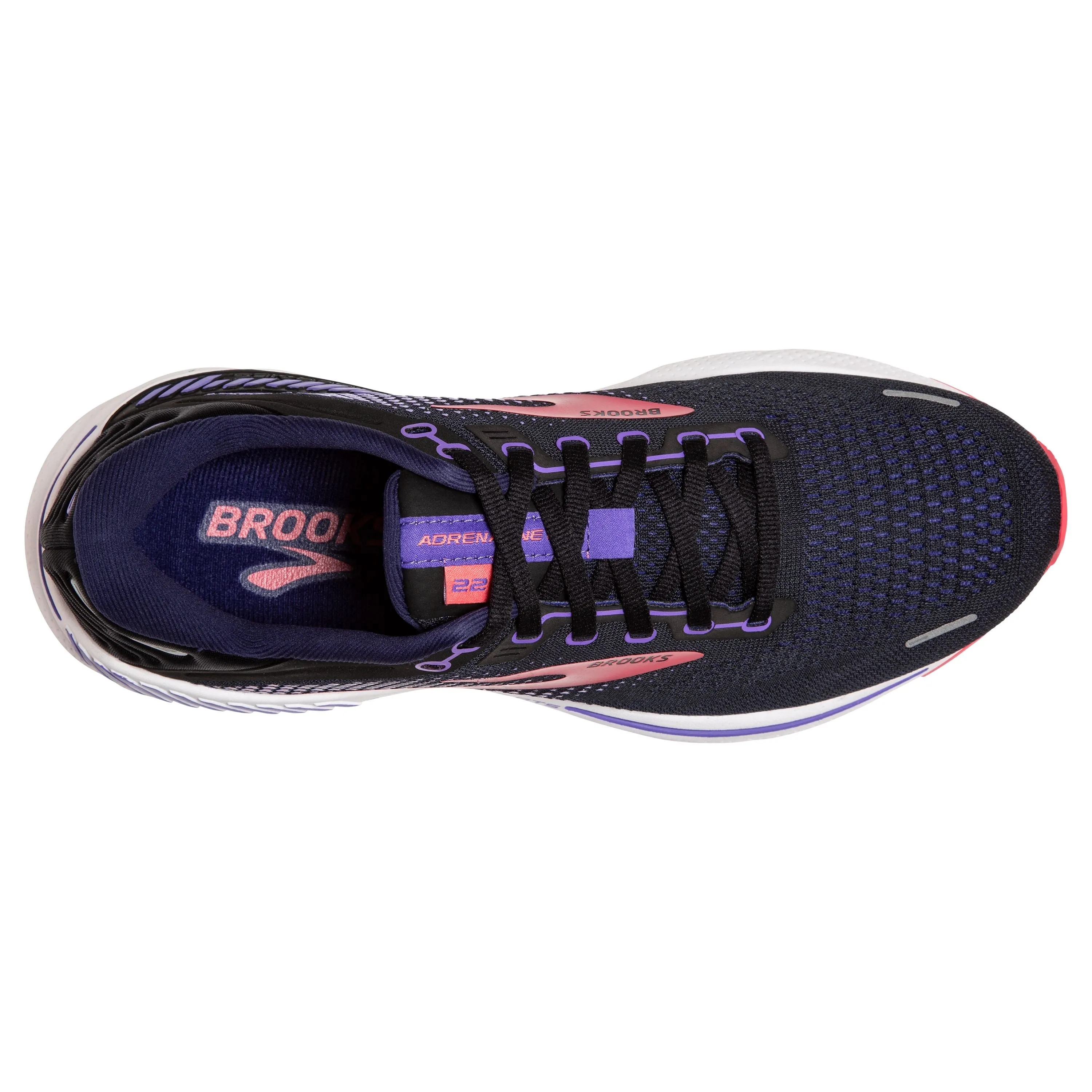 W Brooks Adrenaline GTS 22 Black/Purple