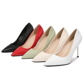 Women's Pointed Toe Shallow Stiletto Heel Pumps